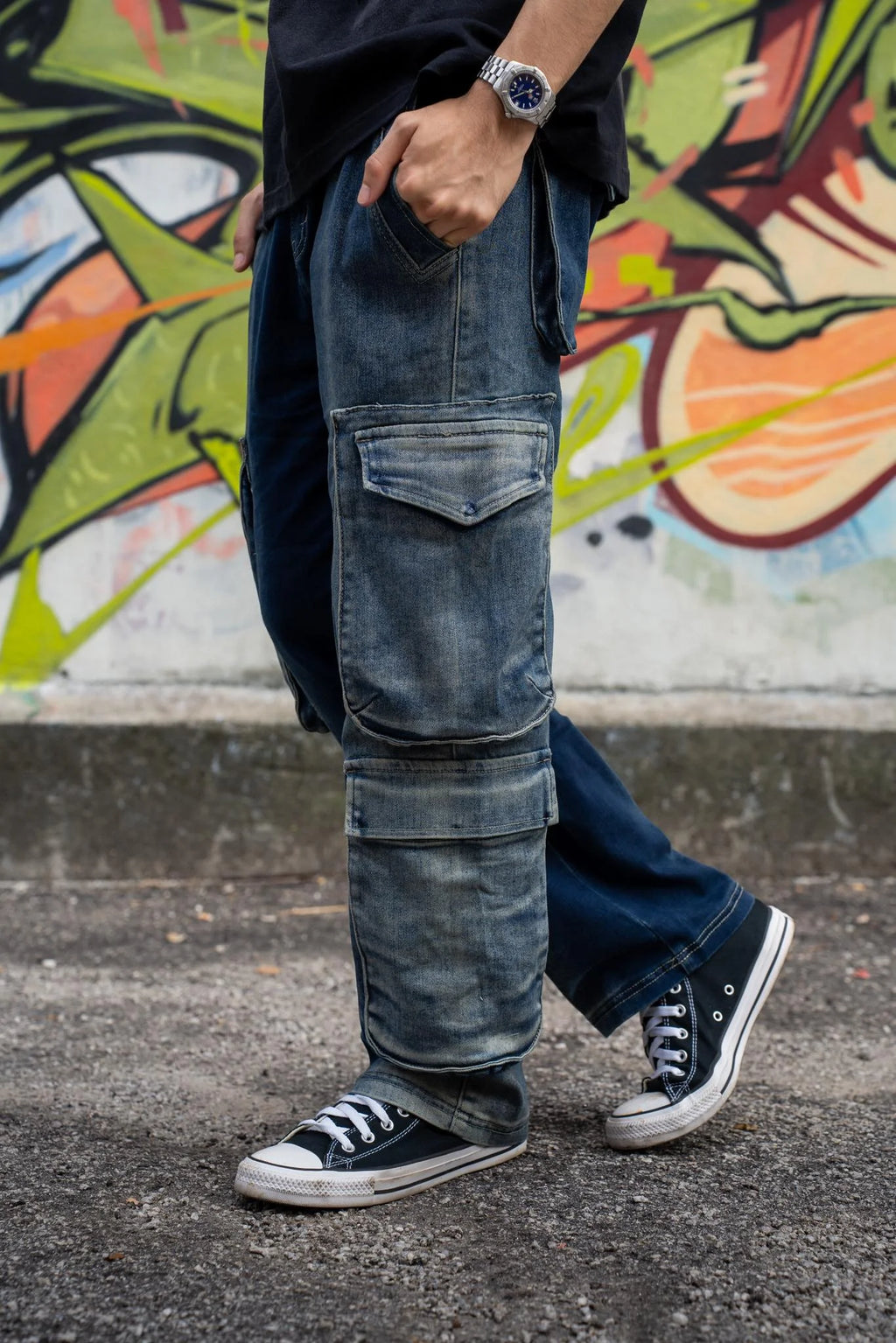 Gradient Cargo Jeans