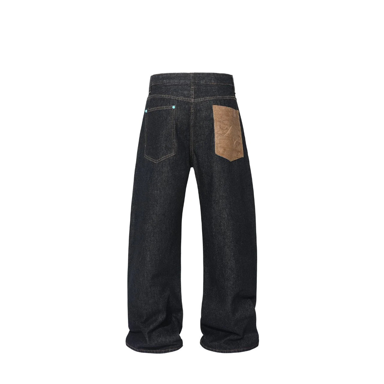 Pony Hair Raw Denim Black