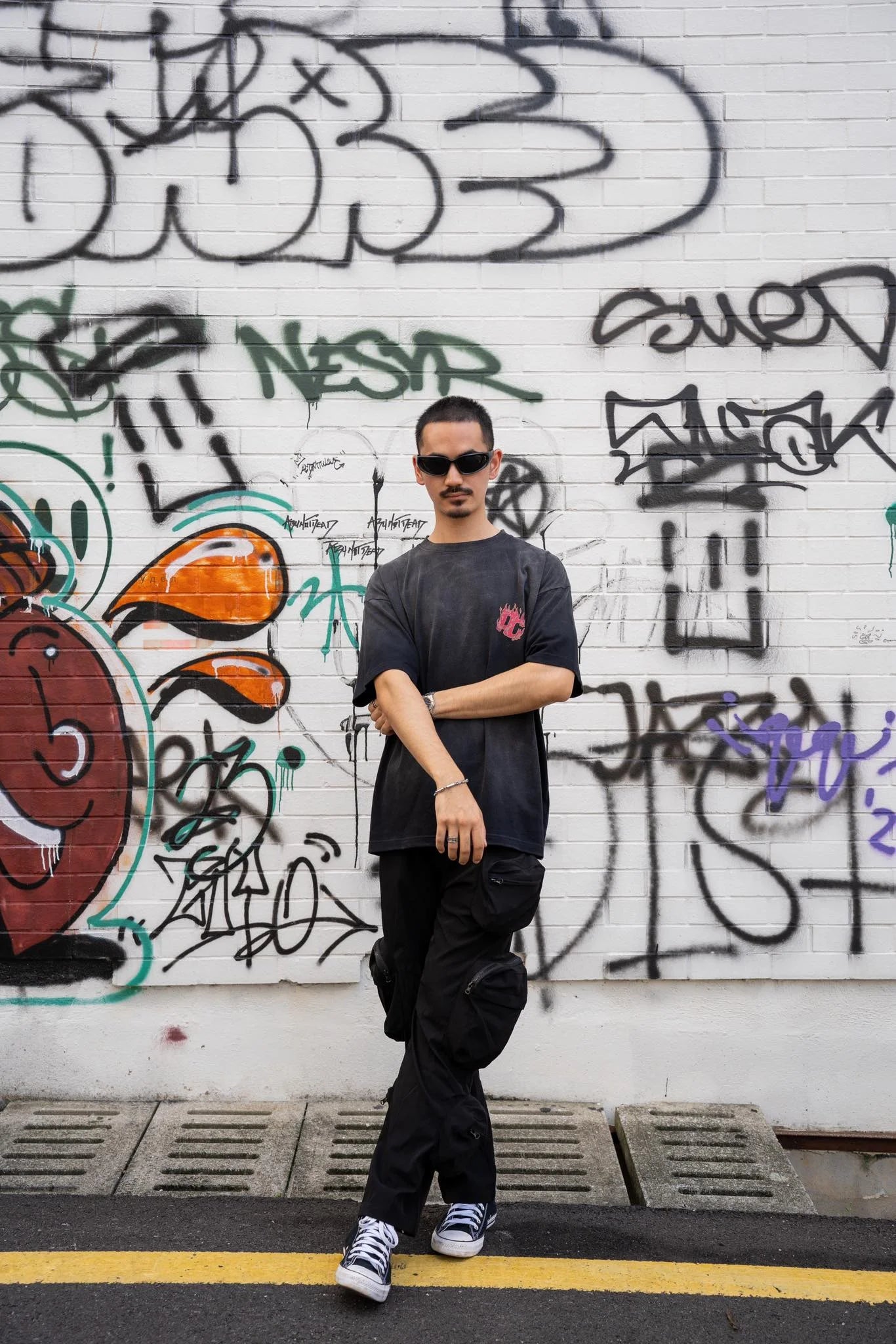 Utility 3D Cargo Pants (Black)