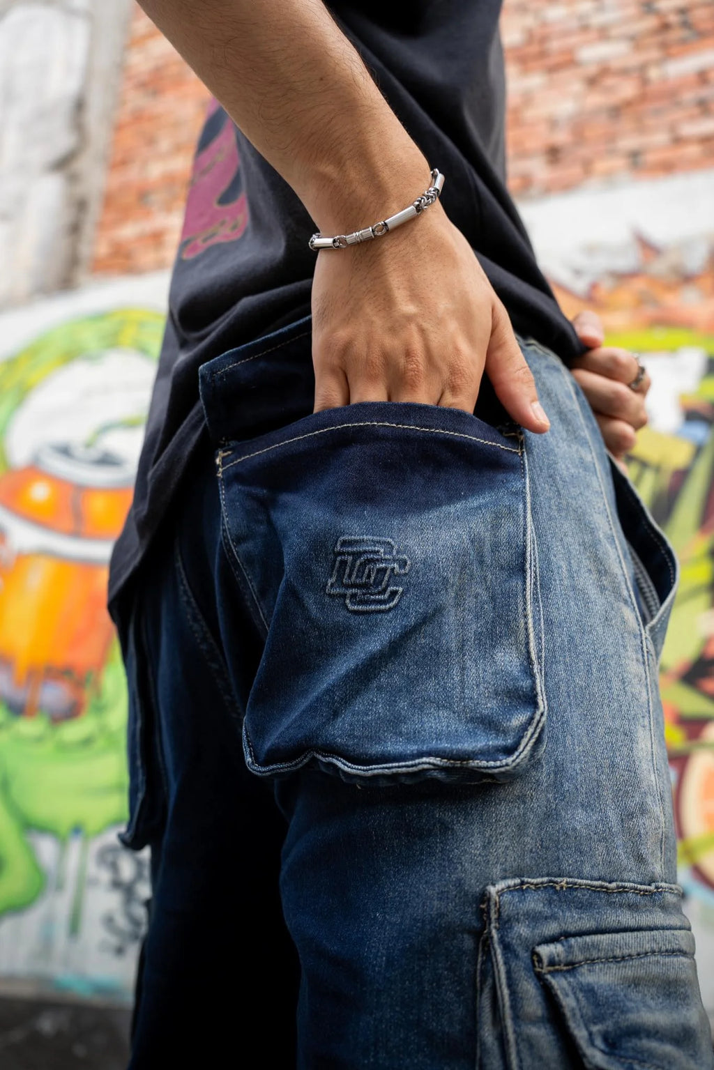 Gradient Cargo Jeans
