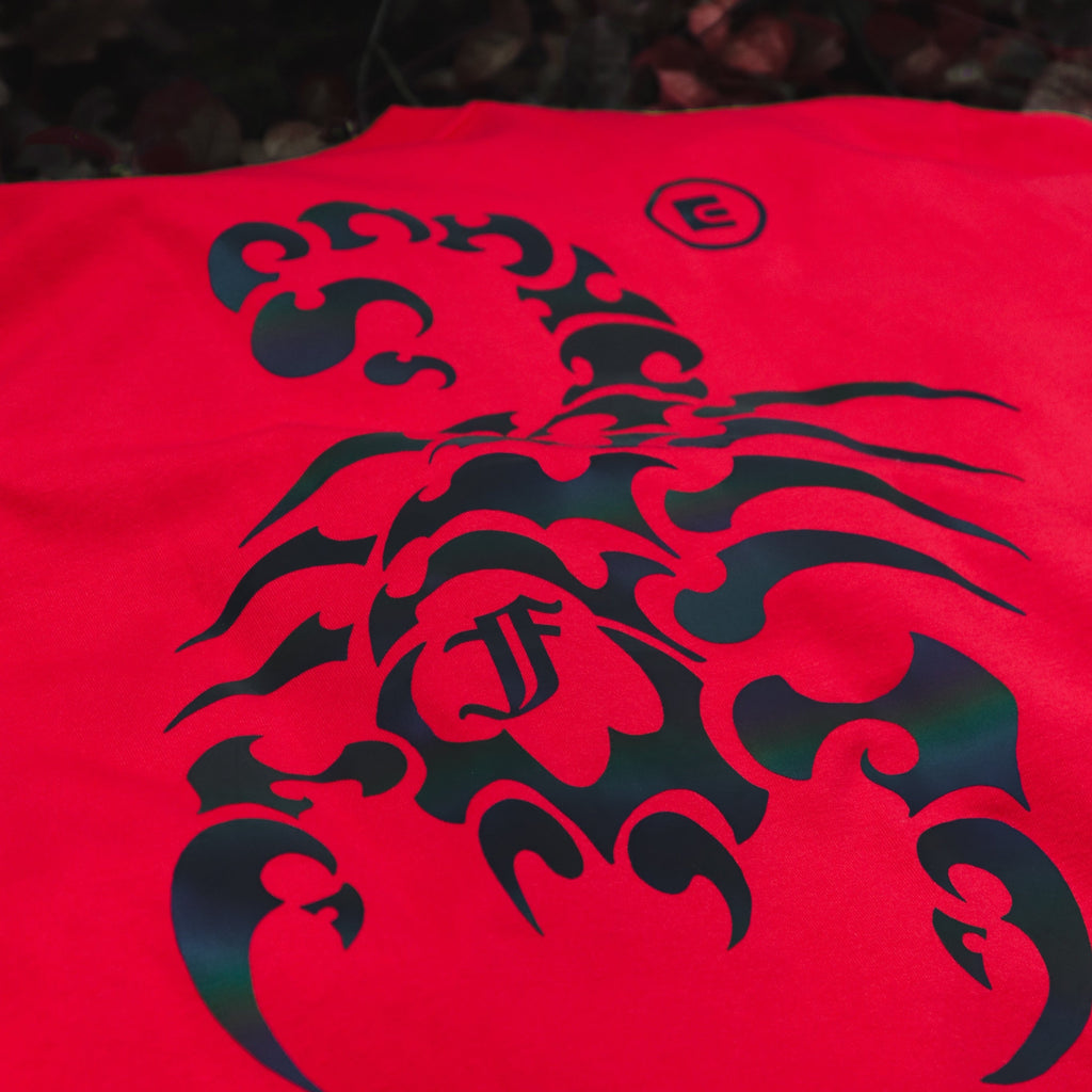 FRDCO X ENDLESS : Reflective Scorpion Tee Red