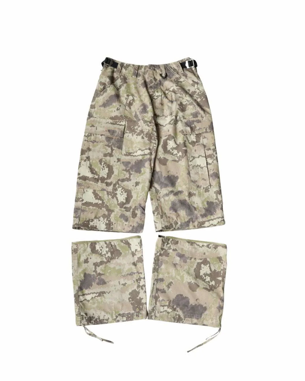 Army Detachable Baggy Cargo Pants (Sand)
