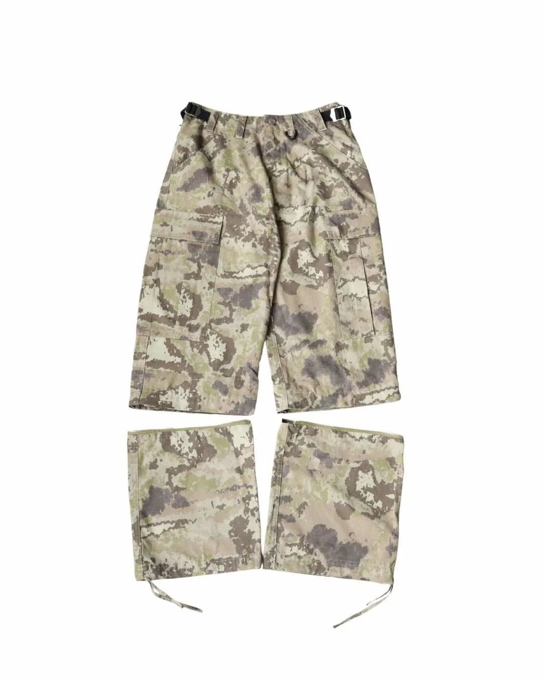 Army Detachable Baggy Cargo Pants (Sand)