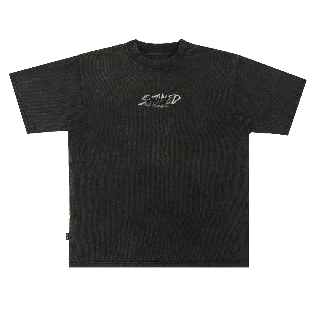 Void : Stamp Genetic Washed Tee Black