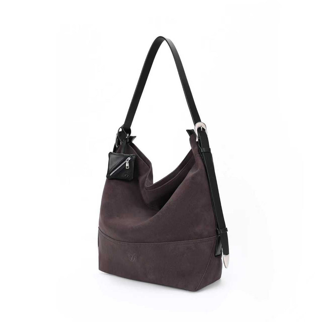 Kota Commuter Suede Hobo Bag