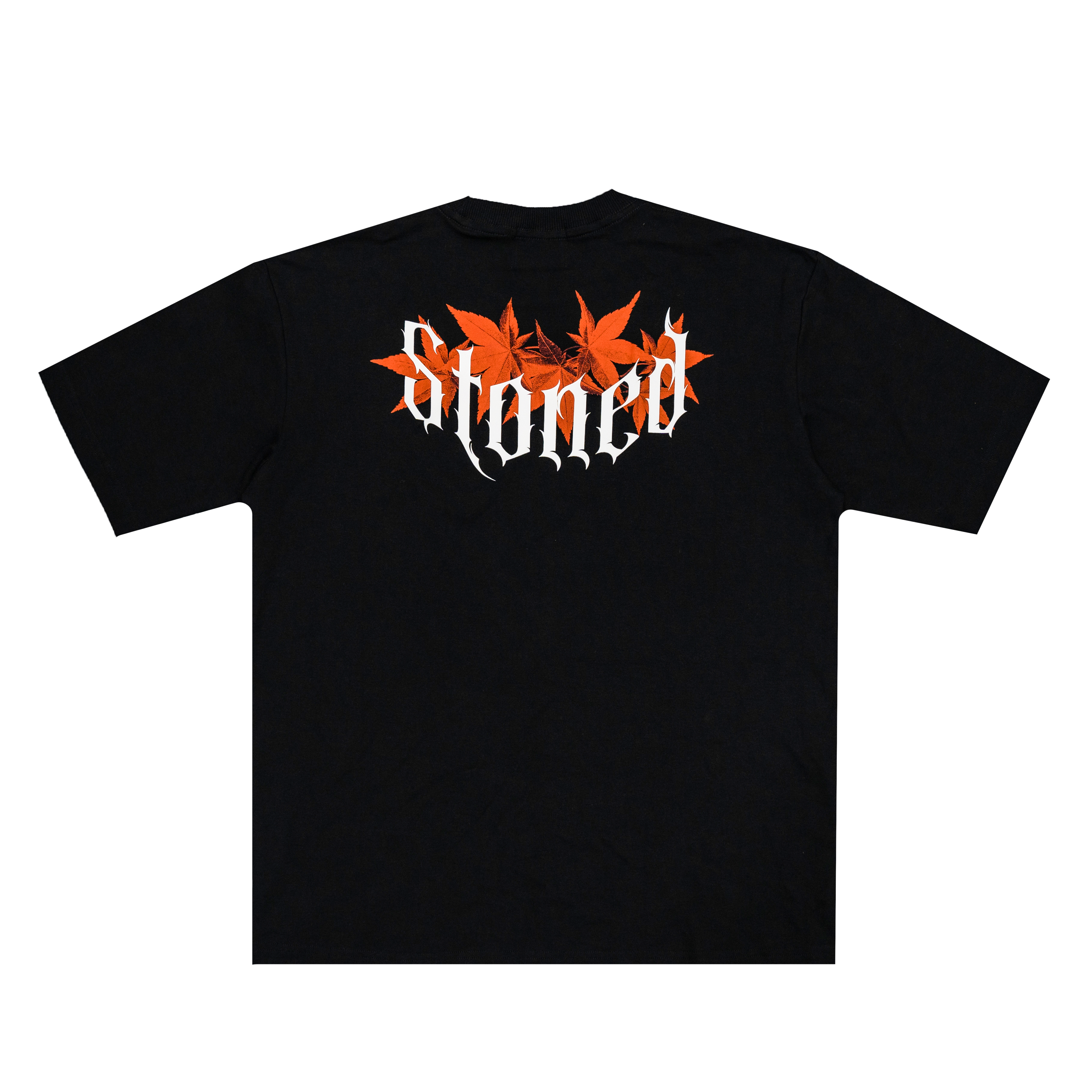 Stoned Retro : Intense Maple Tee Black