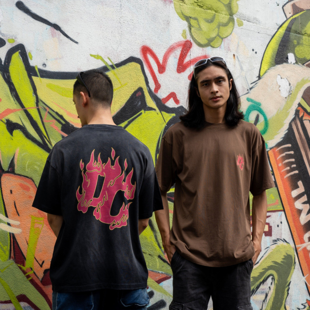Flame Oversize Dyed Tee