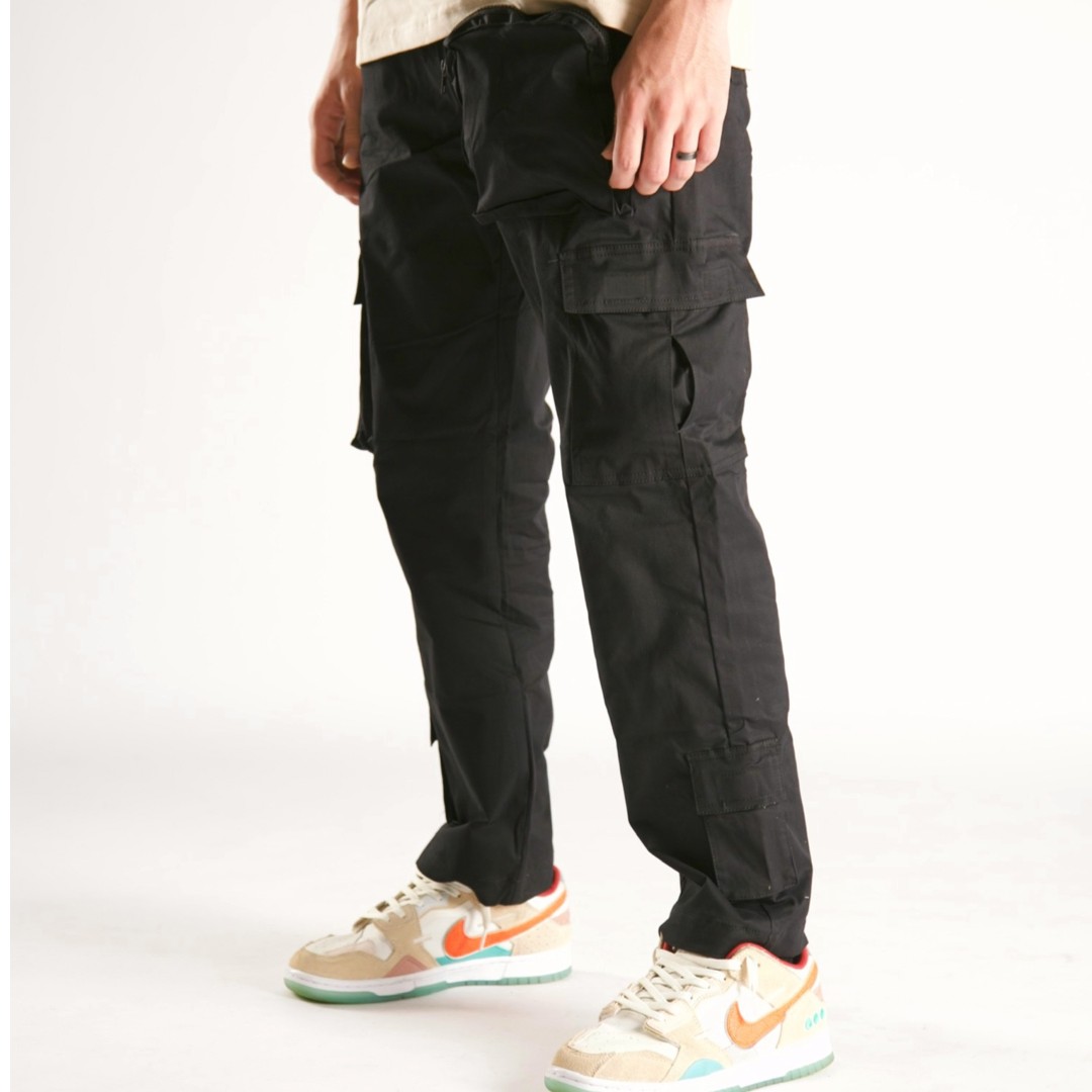 Cresent Cargo Pants (Black)