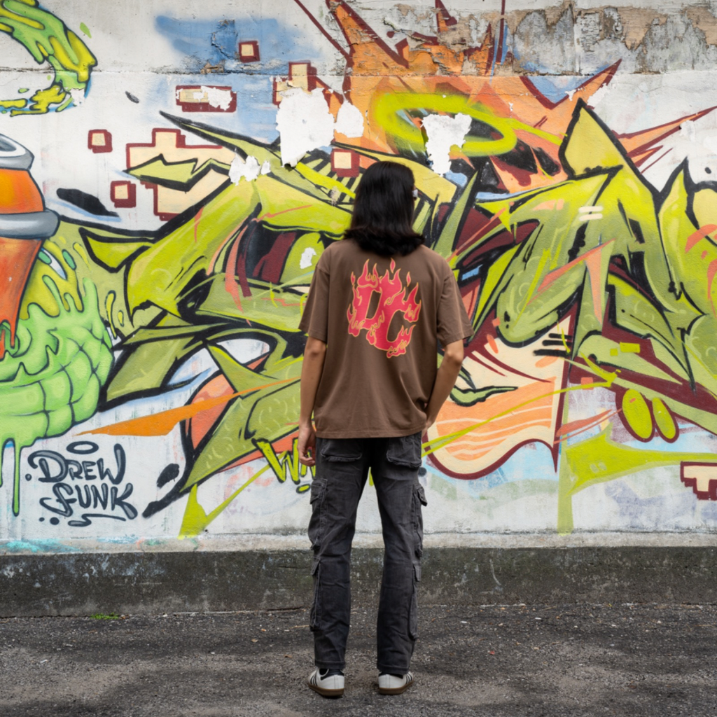 Flame Oversize Dyed Tee