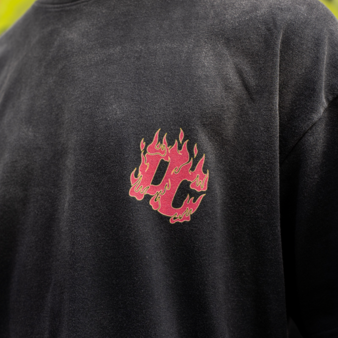 Flame Oversize Dyed Tee
