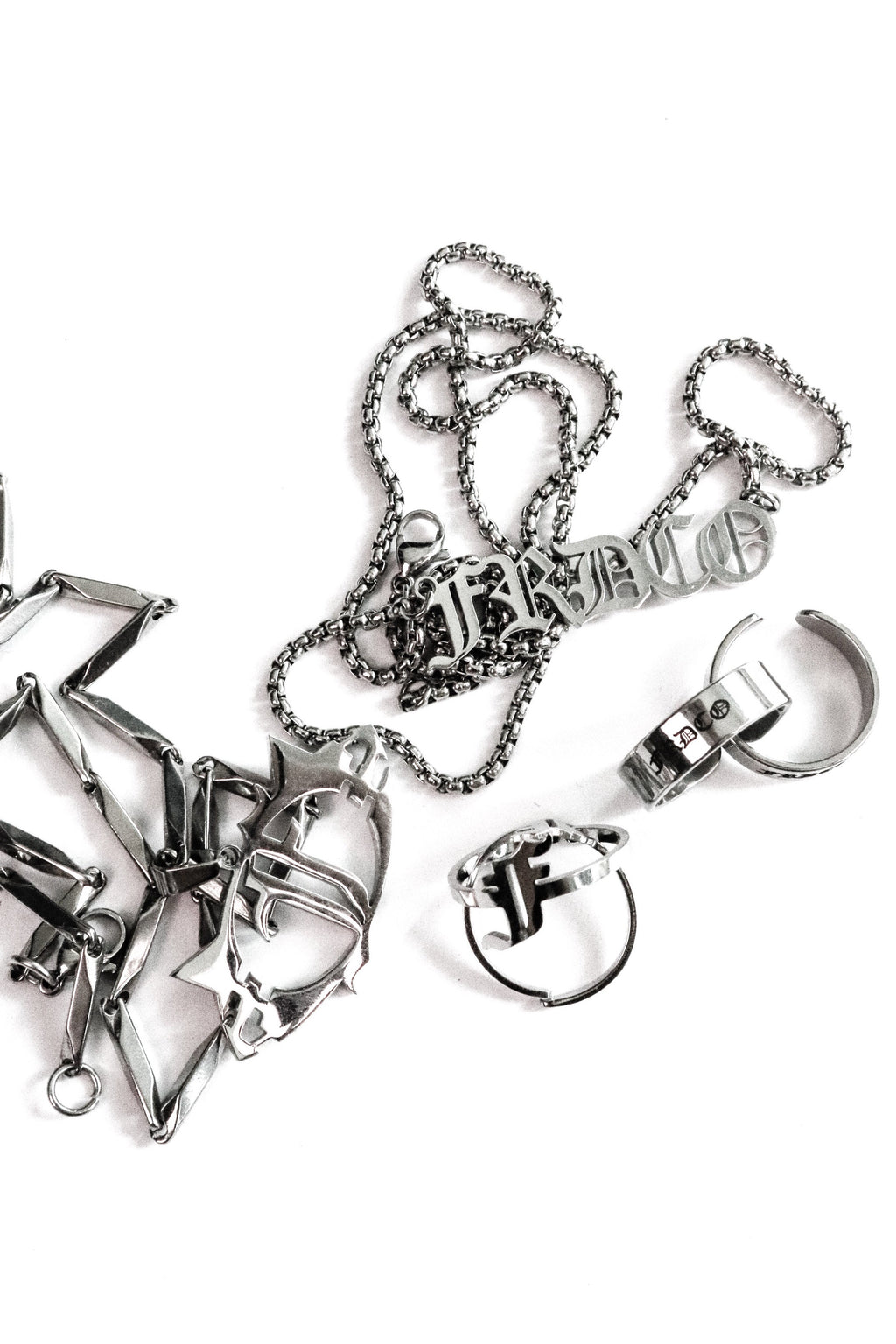 Essential Sliver Logo Necklaces