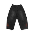 Aura Curved Jeans Black