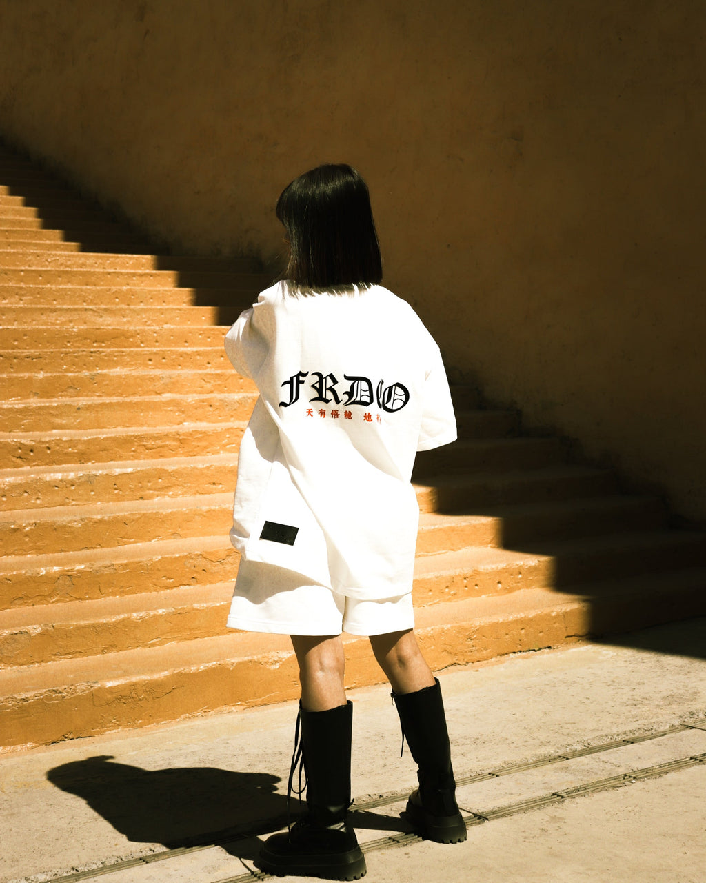 Warrior Logo Pants White