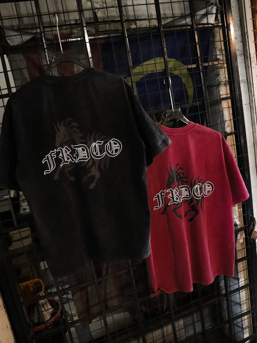 Horse EMP Washed Tee Black