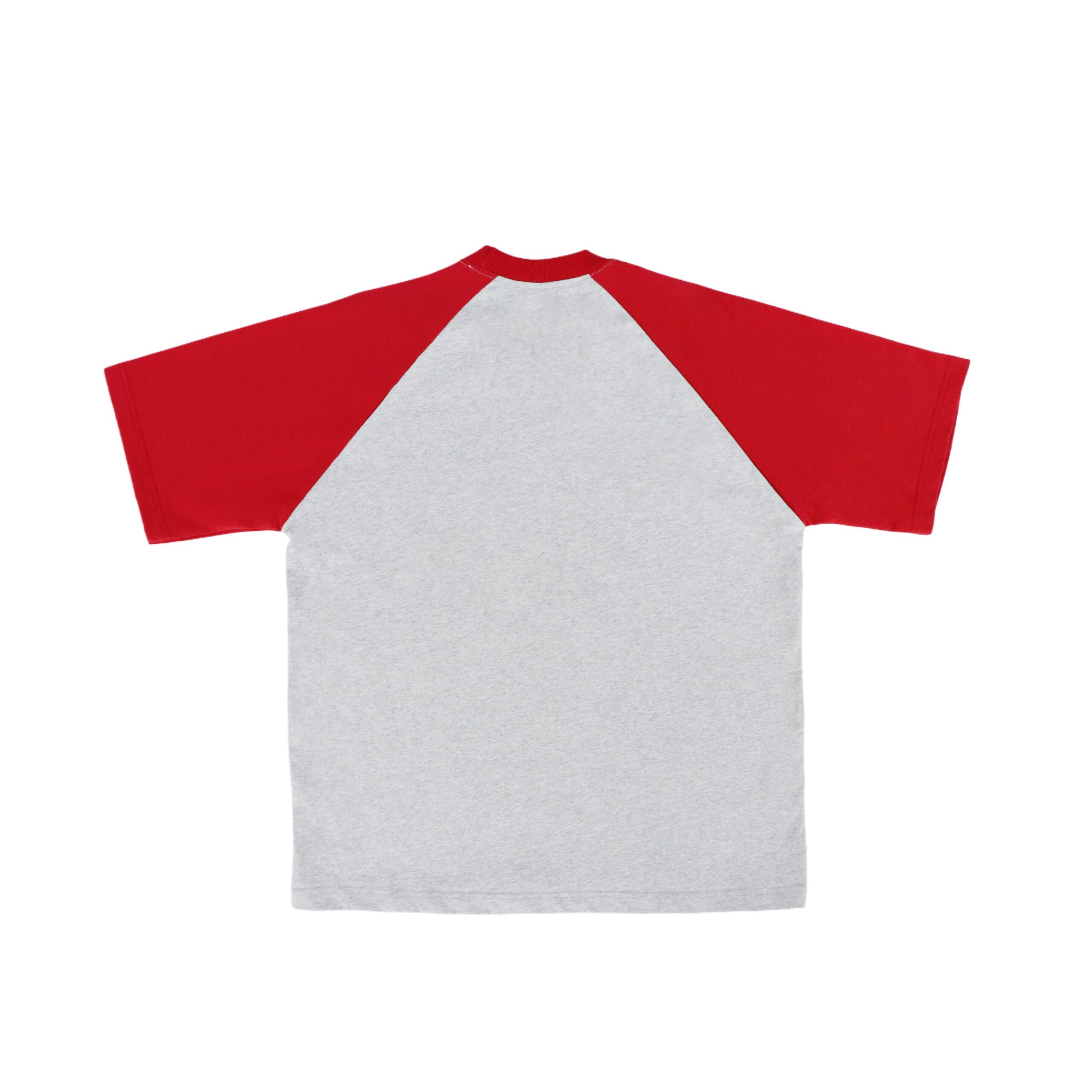 Social Test Retro Melange Tee Maroon