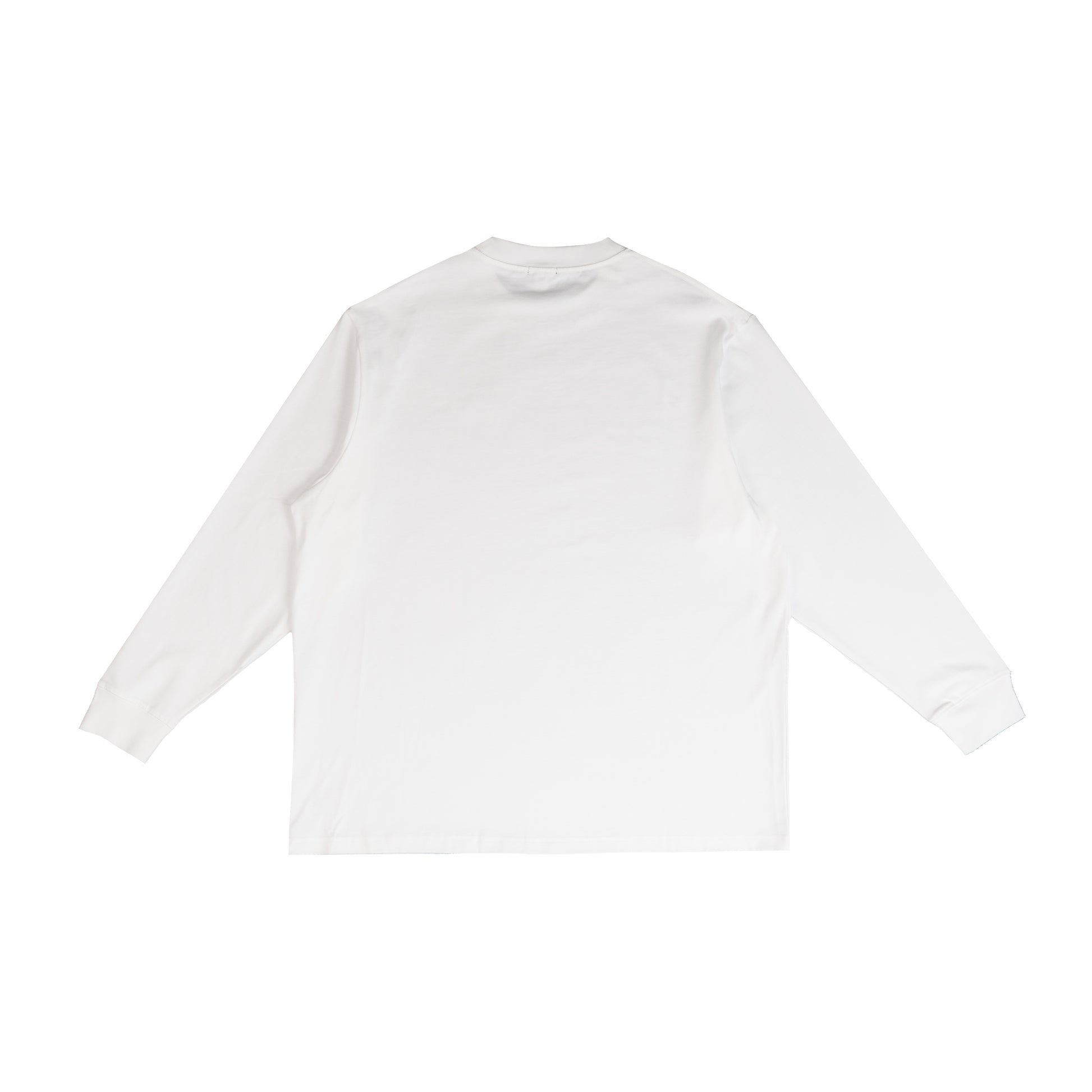 Rubber Printed Oversized Long Sleeve Tee