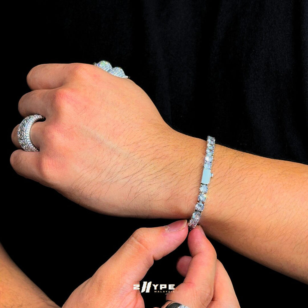 Tennis Bracelet (Silver) 5mm