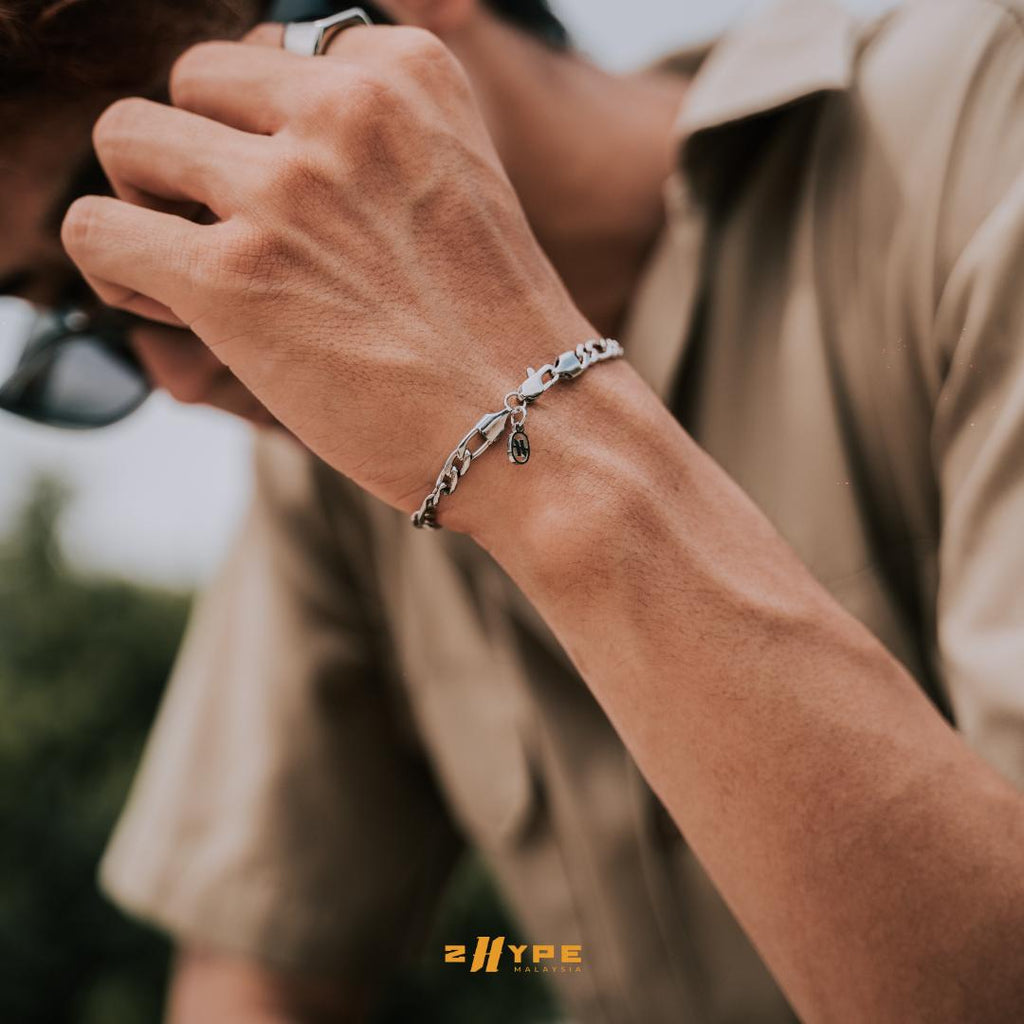 Figaro Bracelet (Silver) 5mm
