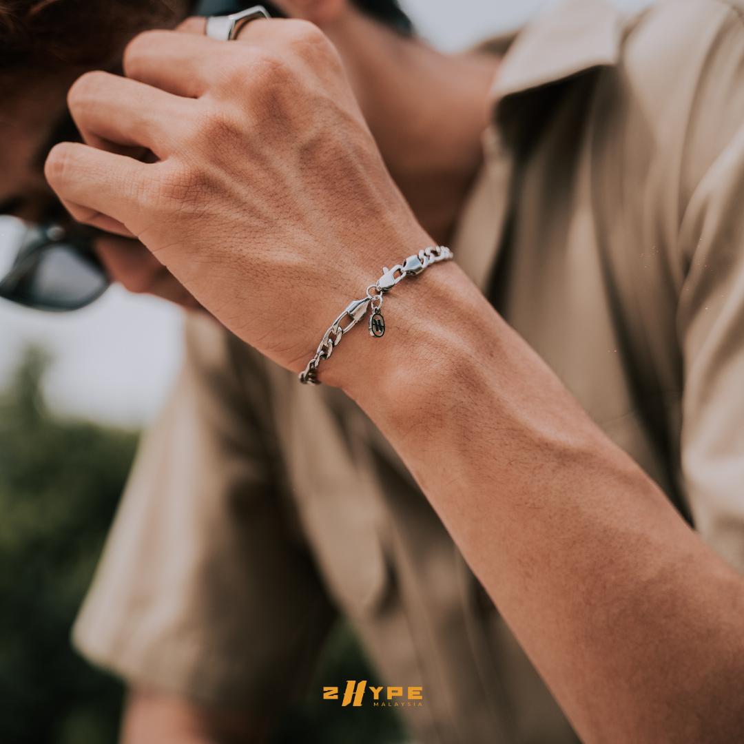 Figaro Bracelet (Silver) 5mm