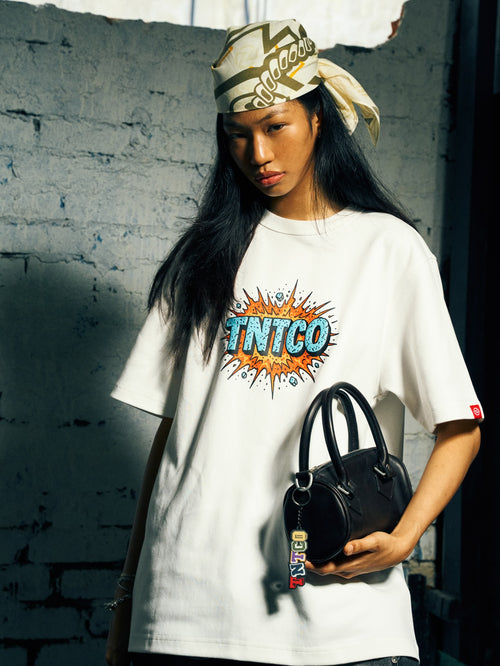Burst Logo Tee (White)