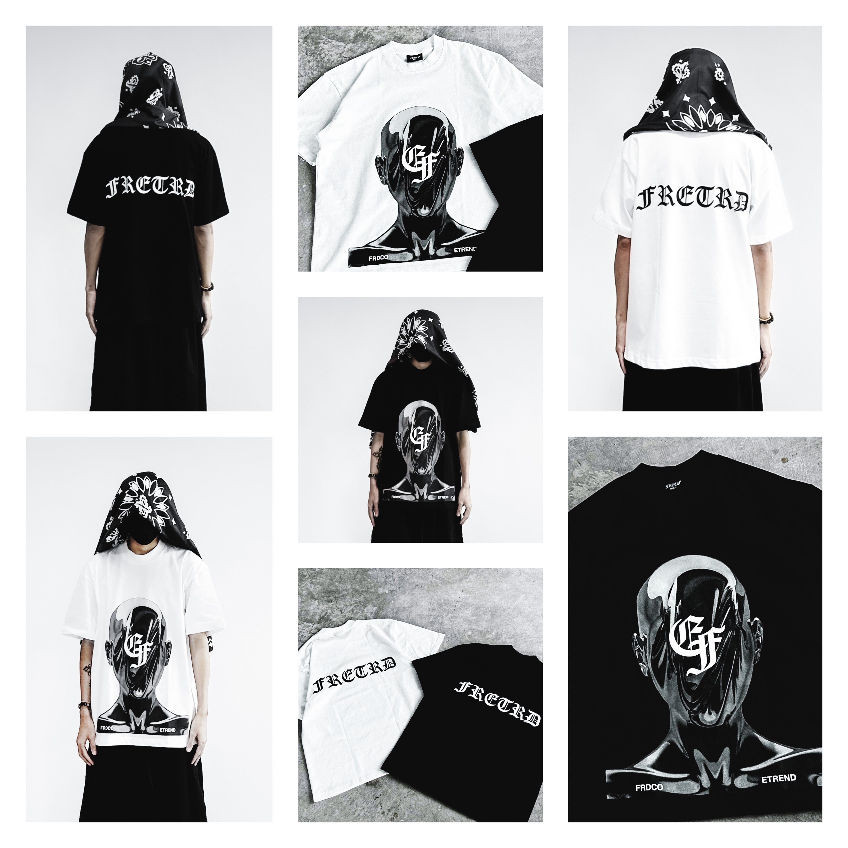 FRDCO X ETREND : Sliver Head Logo Tee White