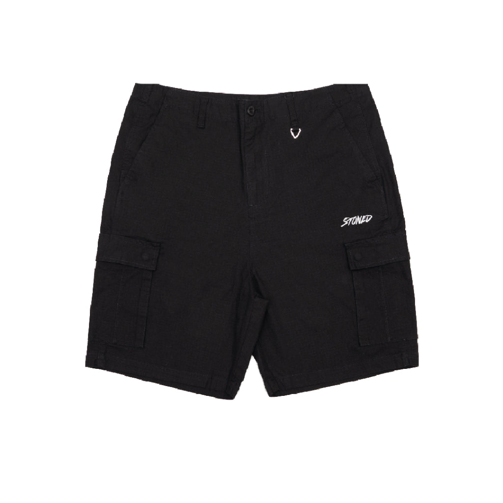 Blessed25 : Cargo Shorts Black