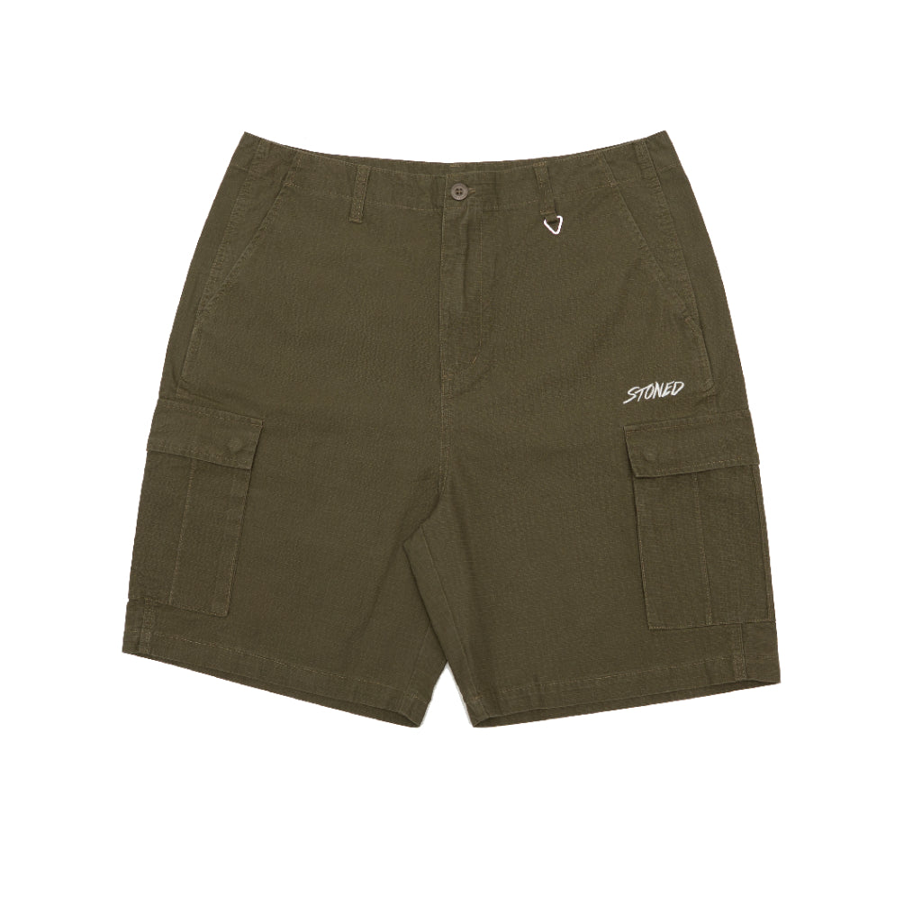 Blessed25 : Cargo Shorts Olive
