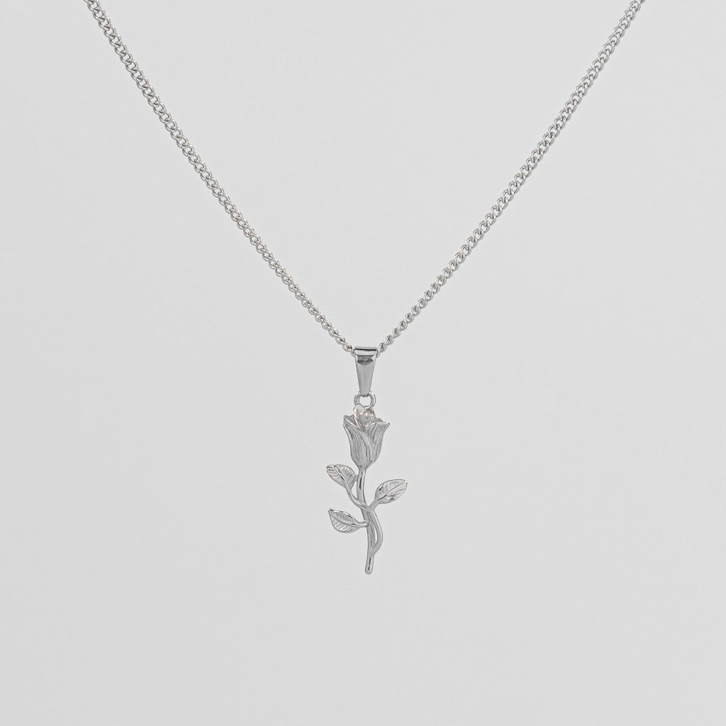 Rose Pendant (Silver)