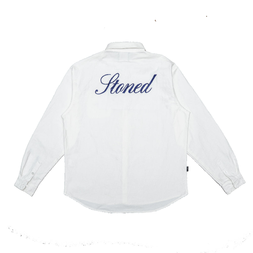 Blessed25 : White L/S Shirt White