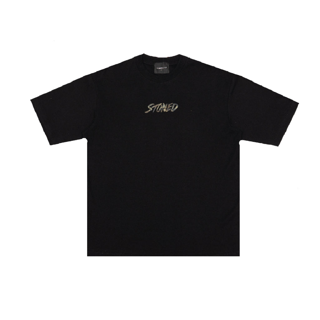 Blessed25 : Hexagon Camo Tee Black