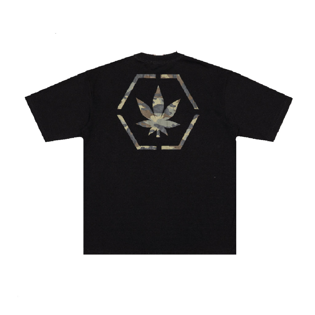 Blessed25 : Hexagon Camo Tee Black
