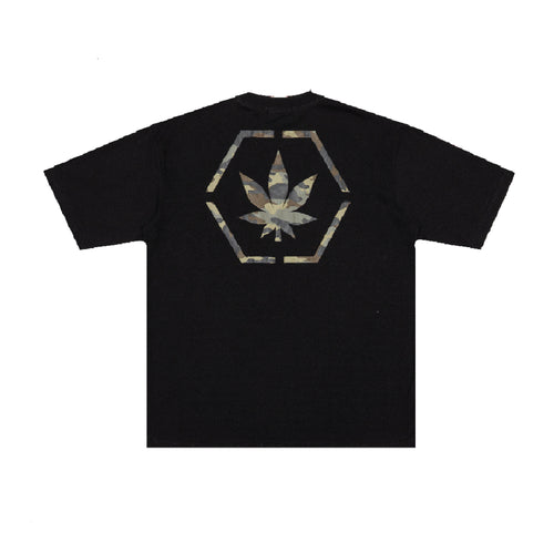 Blessed25 : Hexagon Camo Tee Black