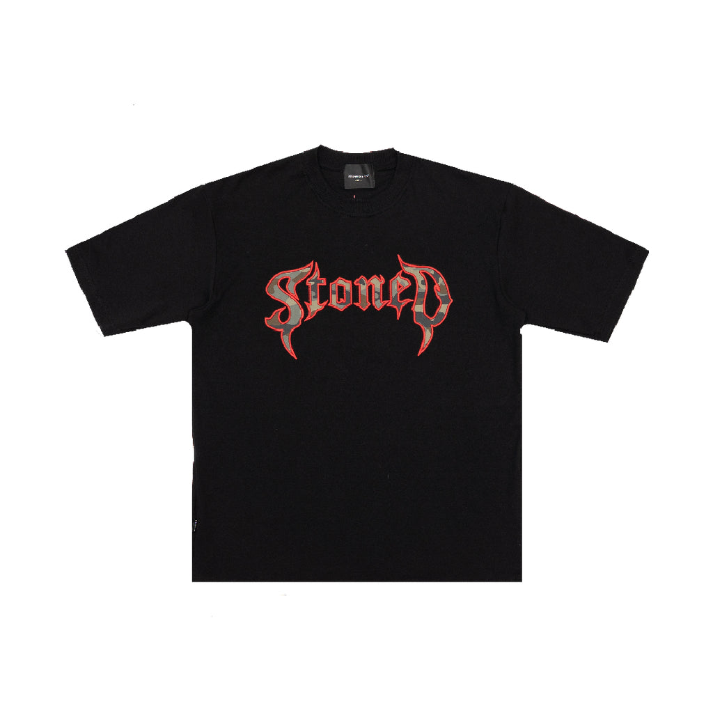 Blessed25 : Conspiracy Camo Tee Black