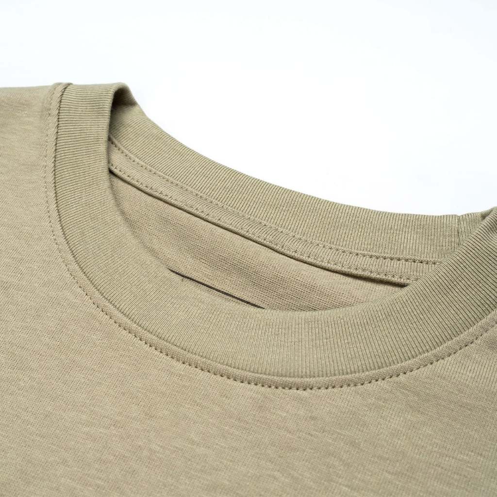 Scribbles Chaotic Peace L-Broad Tee - Dust Olive