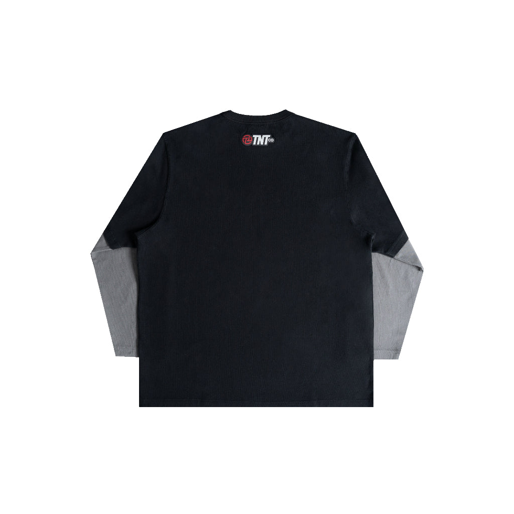 HB Washed Long Sleeve Black