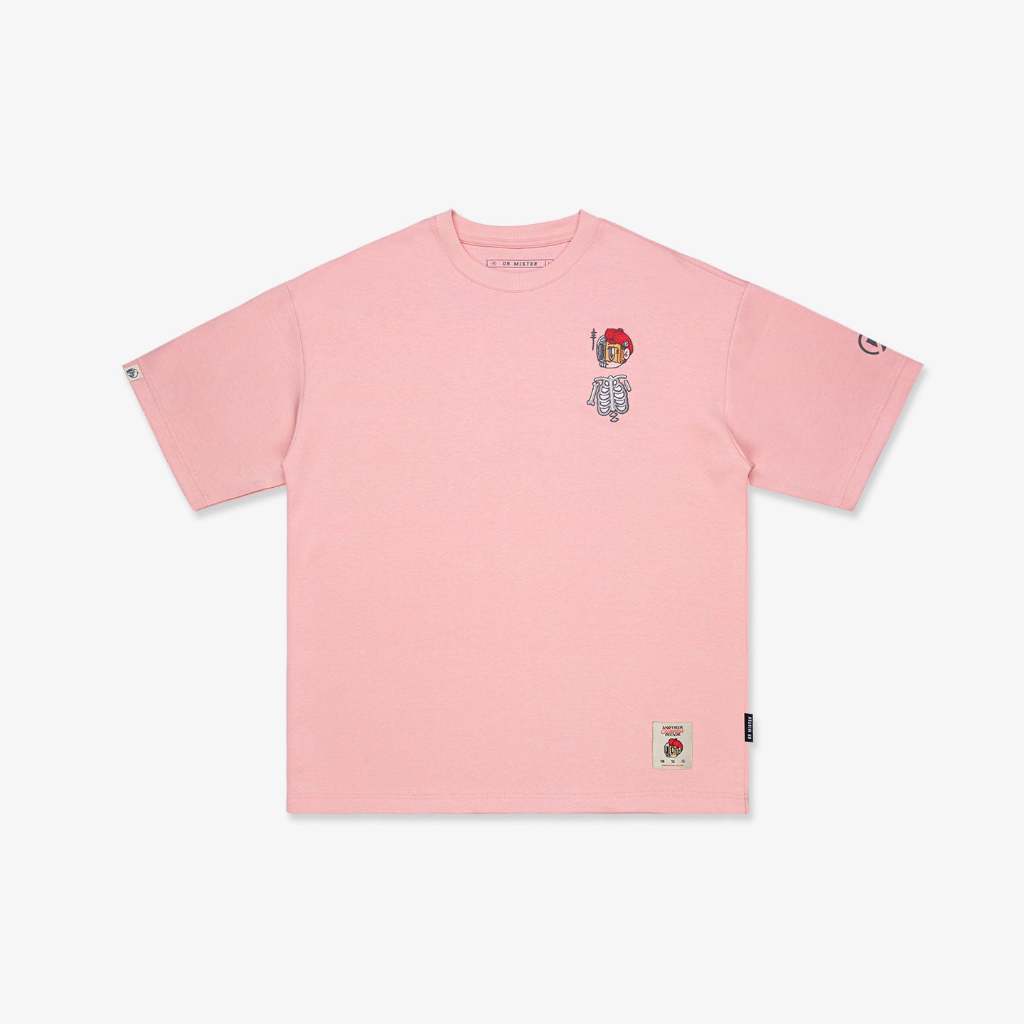 Nothing Matters Heavy Broad Tee - Beige Pink