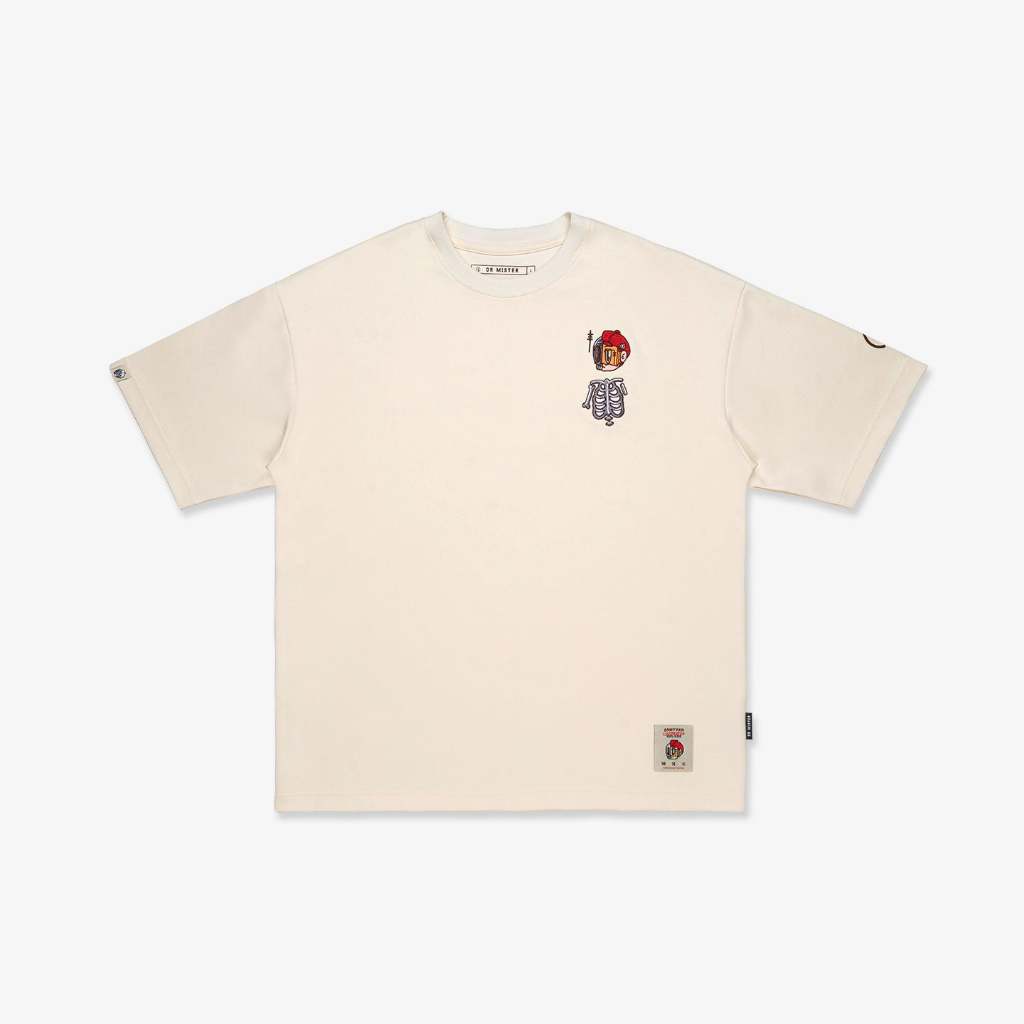 Nothing Matters Heavy Broad Tee - Cream Yellow