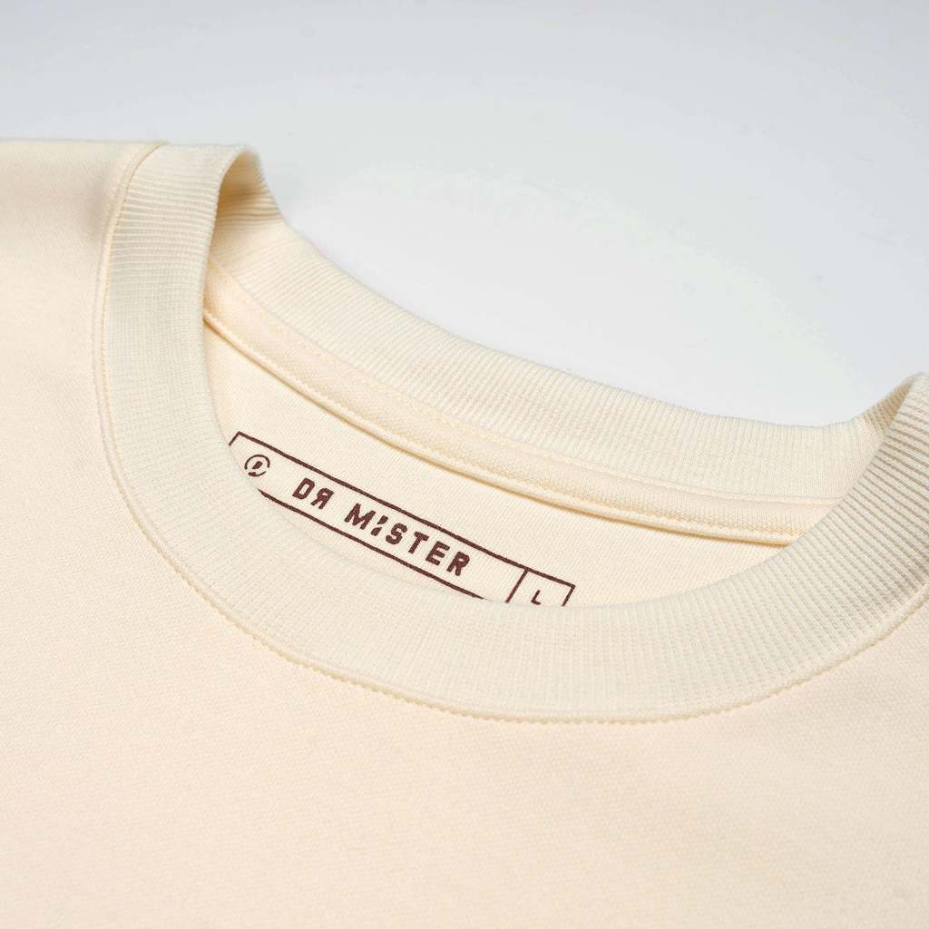 Nothing Matters Heavy Broad Tee - Cream Yellow