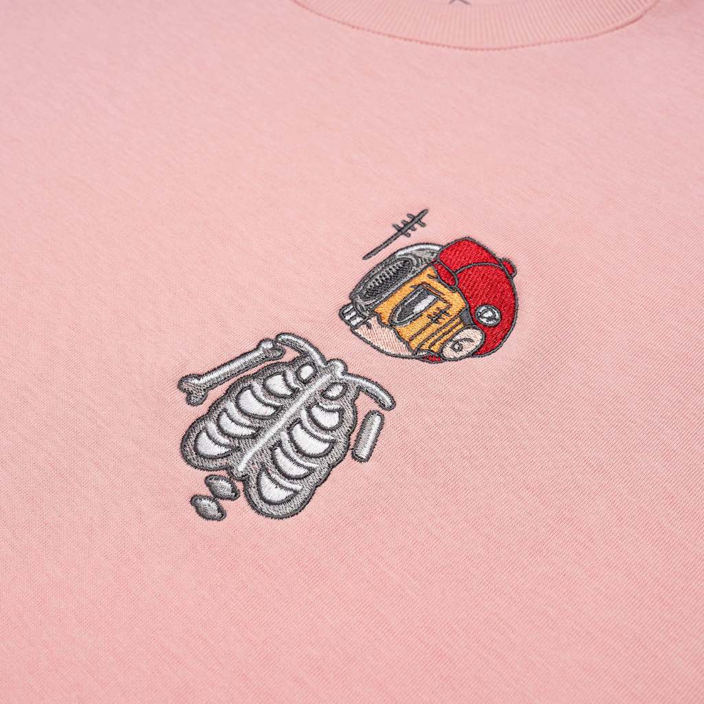 Nothing Matters Heavy Broad Tee - Beige Pink
