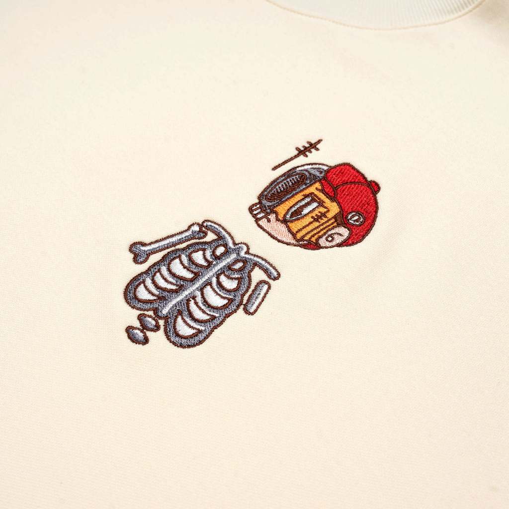 Nothing Matters Heavy Broad Tee - Cream Yellow