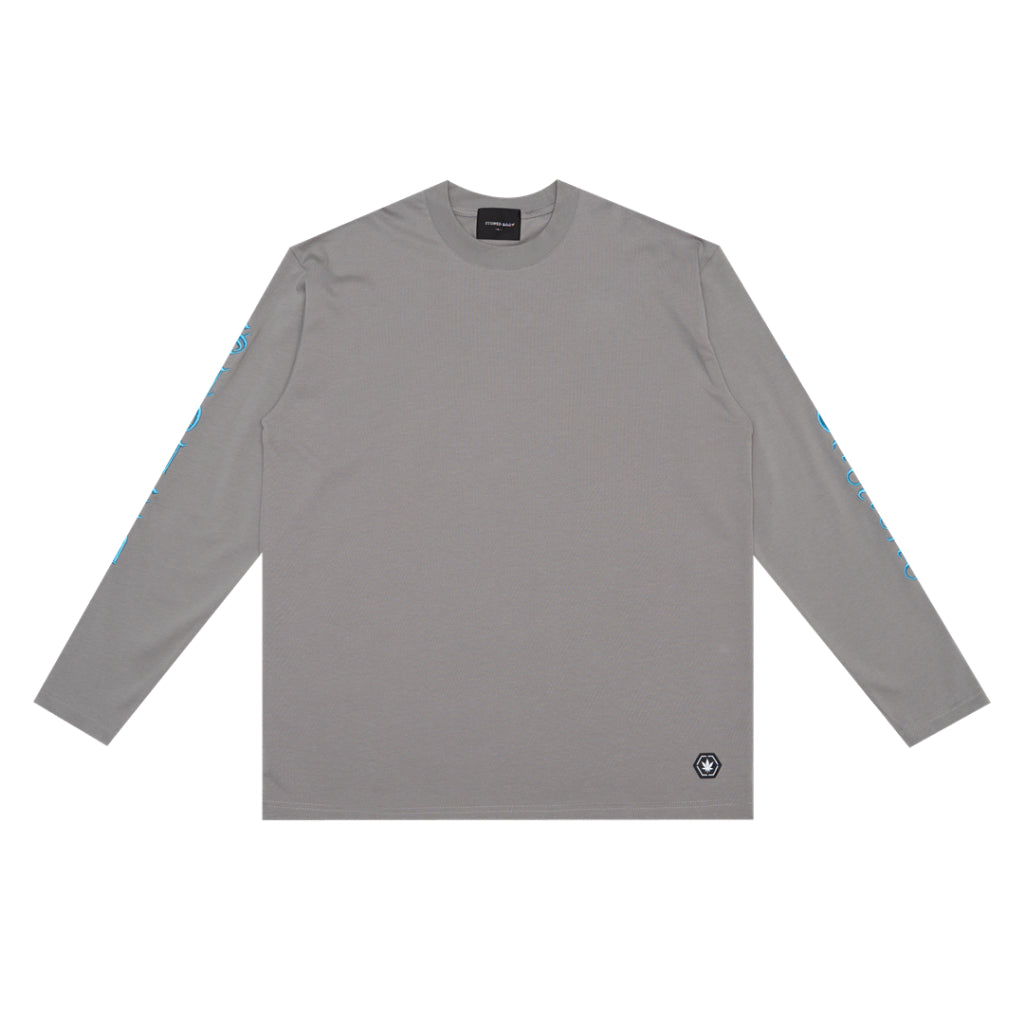 WBB25 : Letter L/S Tee Grey