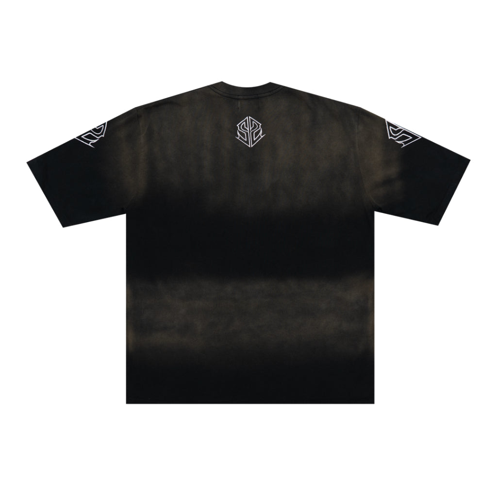 WBB25 : SS Metal Tee Washed Black