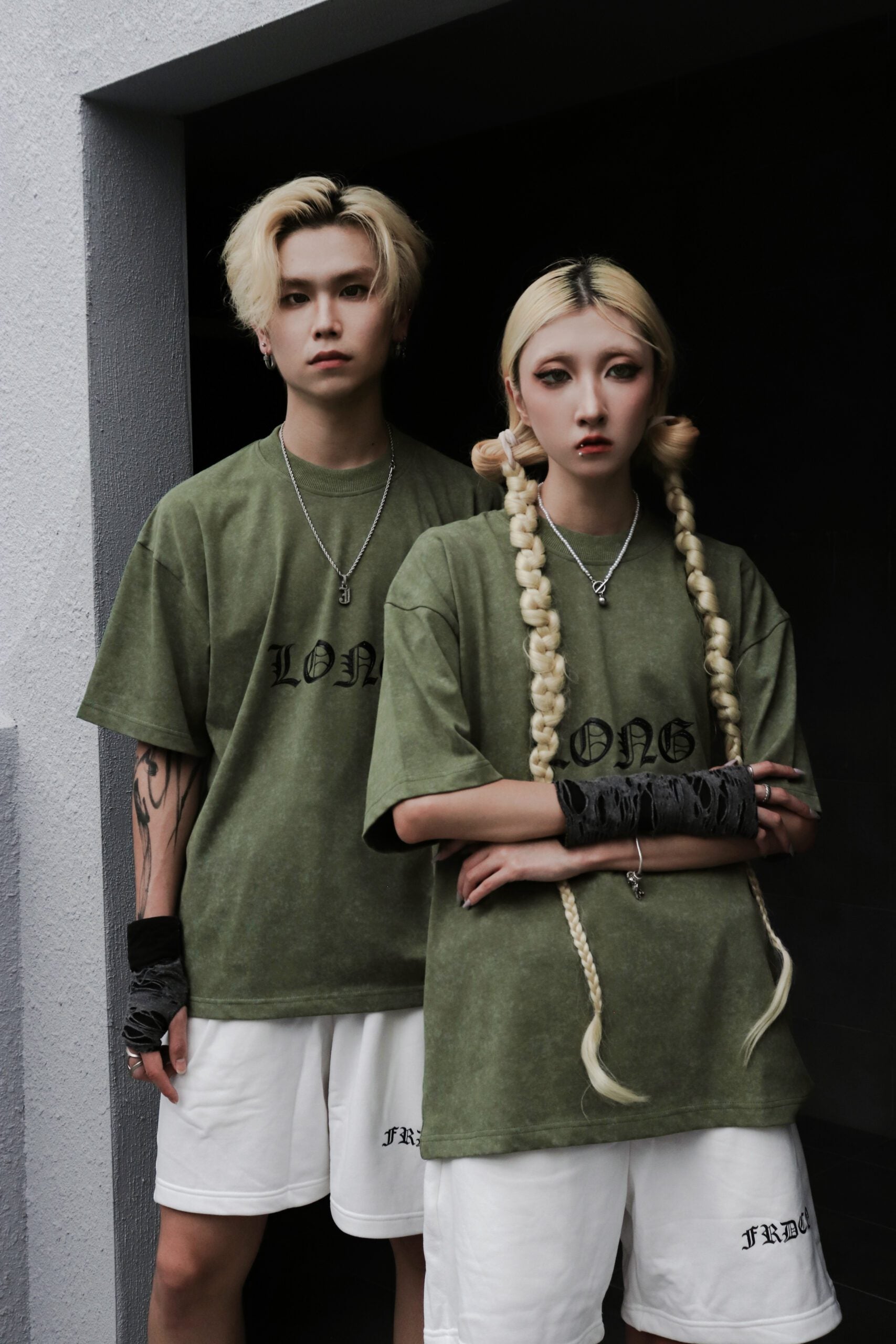 Dark Dragon Stoned Wash Tee Green