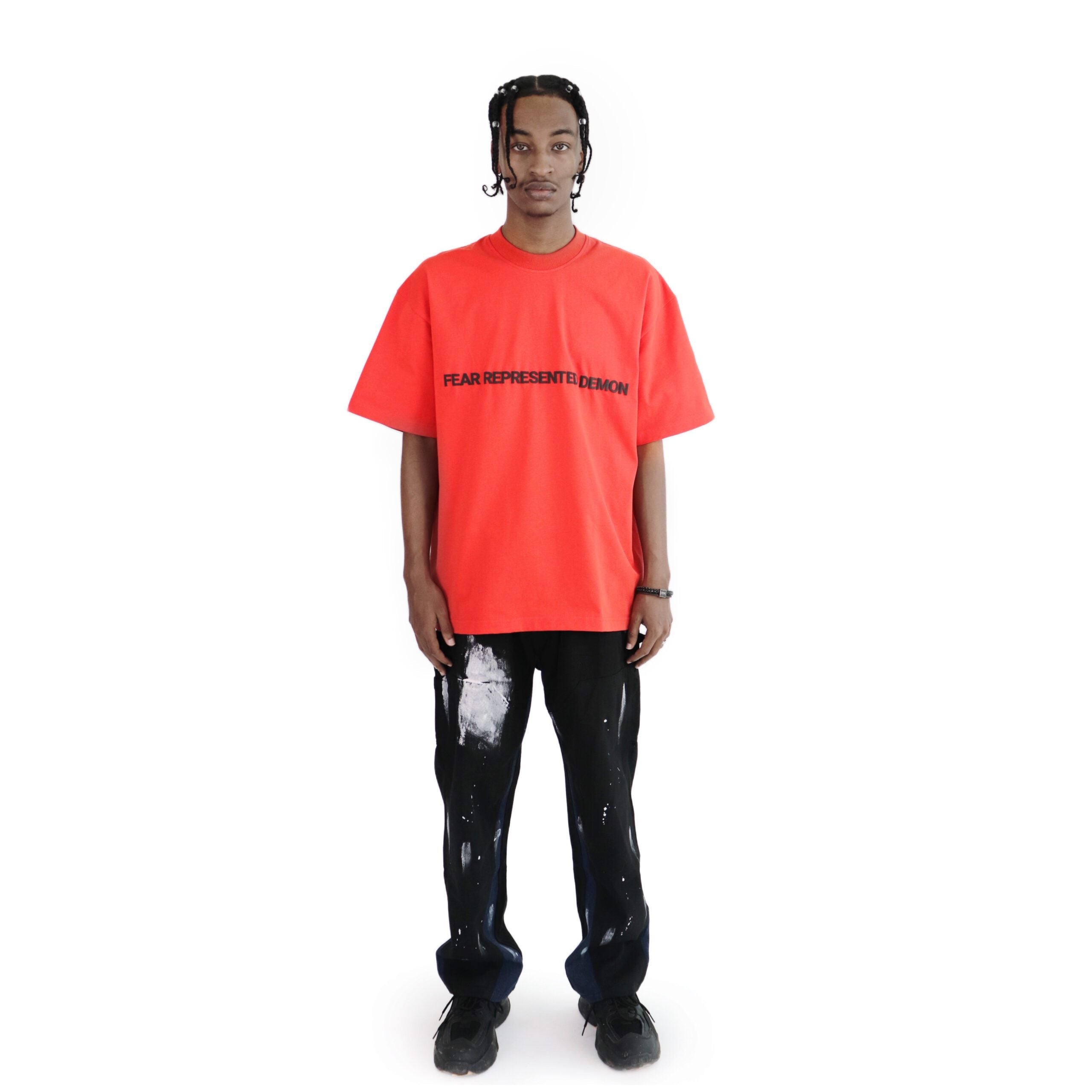 SS24 Embossed Logo Tee Red