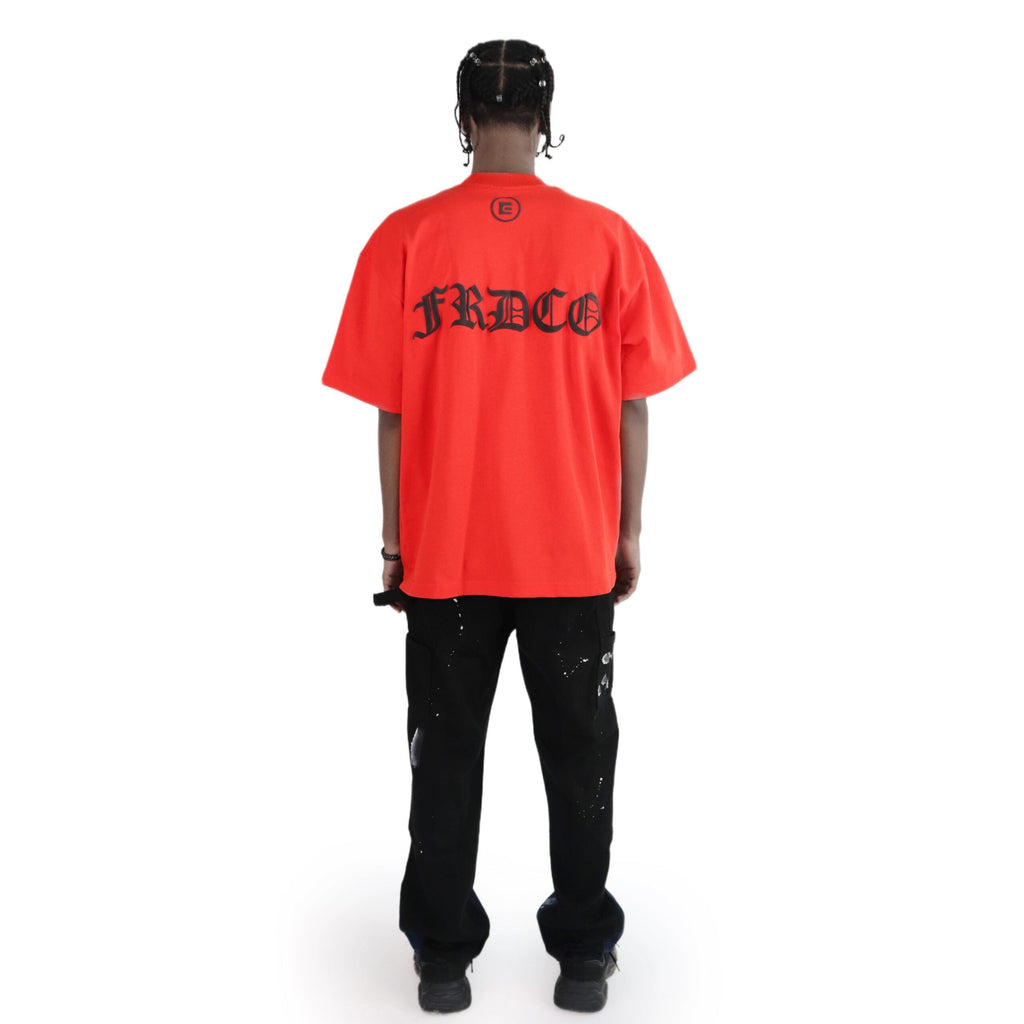 SS24 Embossed Logo Tee Red