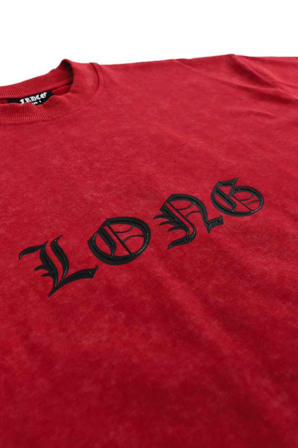 Dark Dragon Stoned Wash Tee Red
