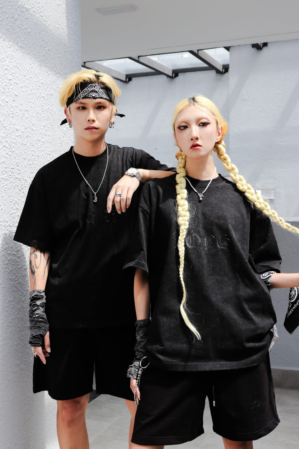 Dark Dragon Stoned Wash Tee Black
