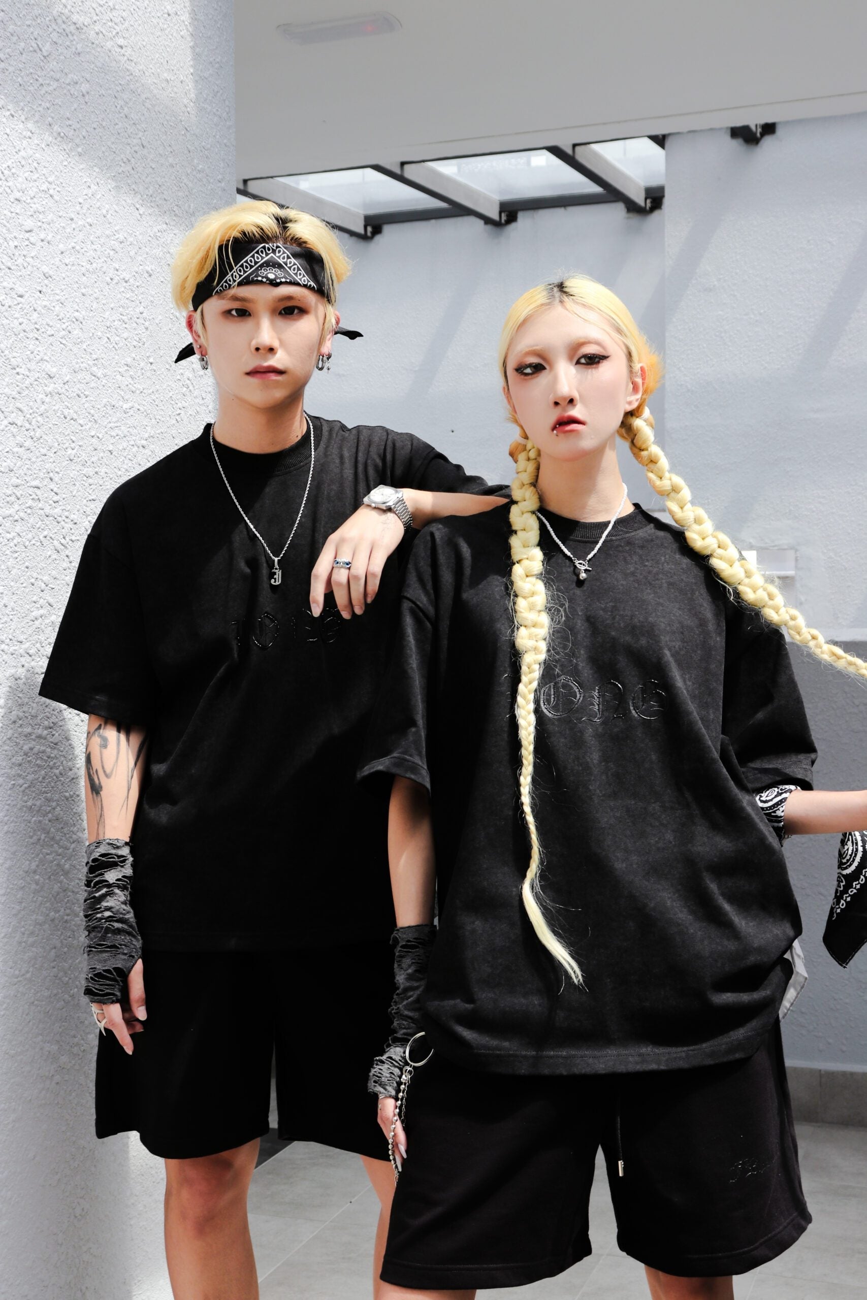 Dark Dragon Stoned Wash Tee Black