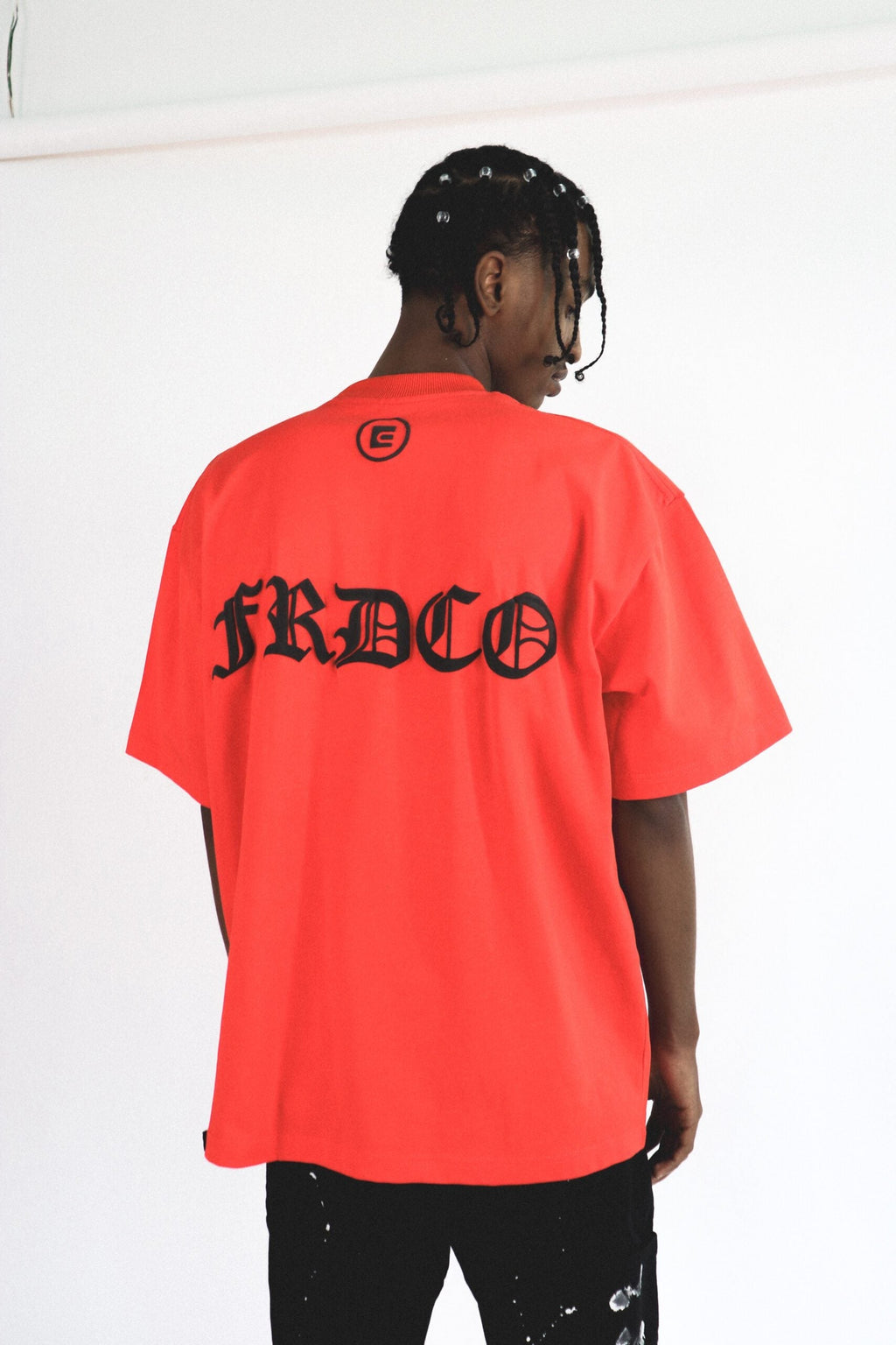SS24 Embossed Logo Tee Red