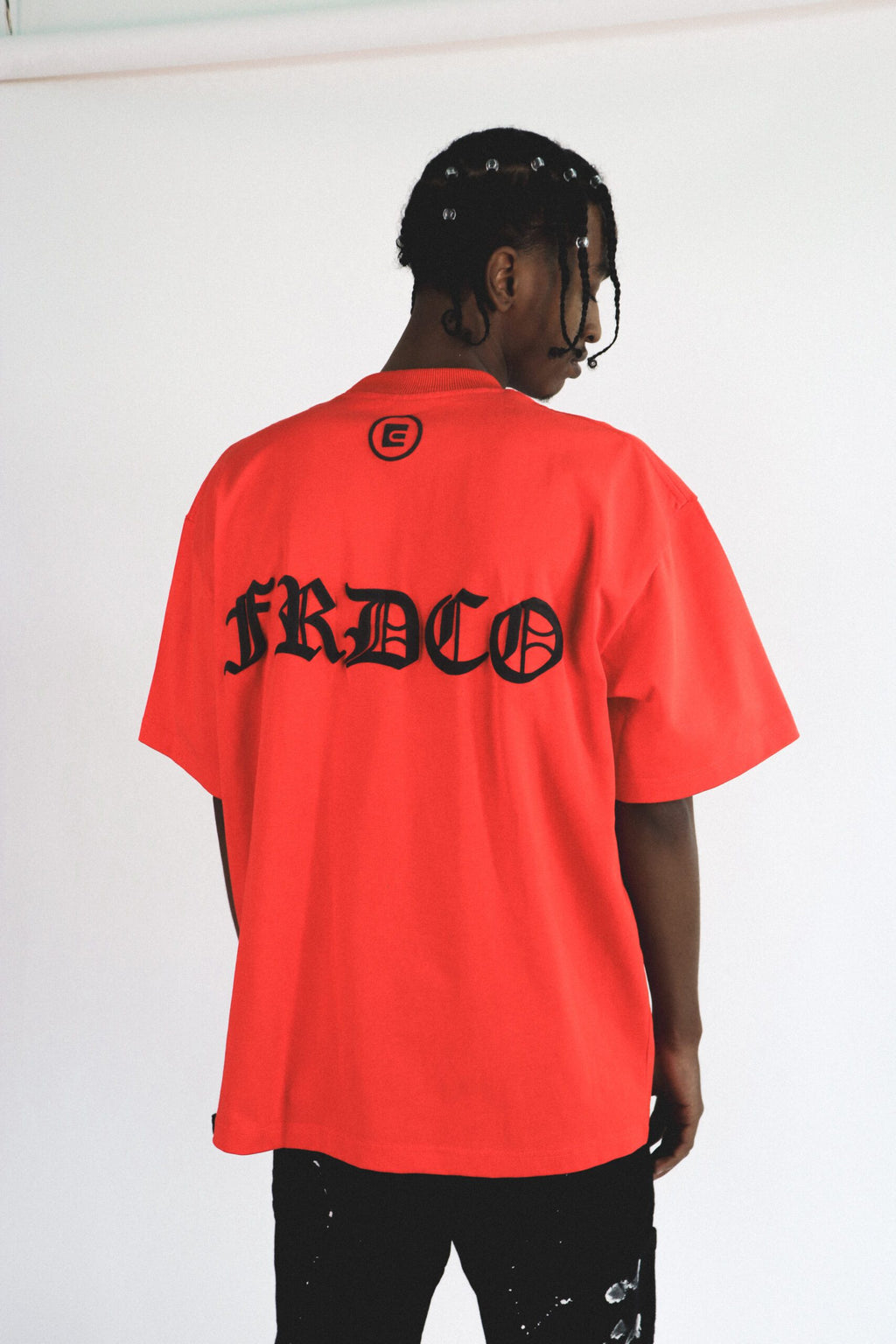 SS24 Embossed Logo Tee Red